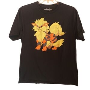 Pokemon Arcanine WeLoveFine Black Graphic Tee - Short Sleeve XL